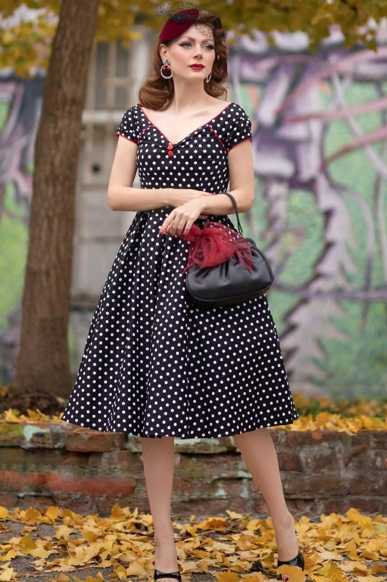Lily | Off Shoulder Swing Dress