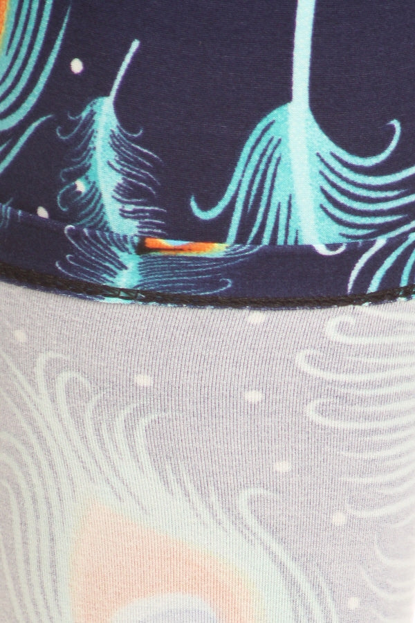 Peacock Feather Leggings *FINAL SALE*