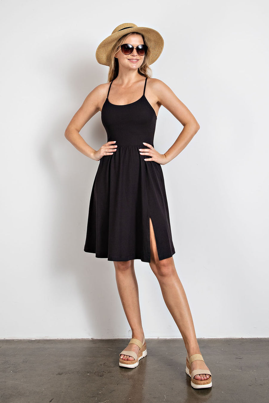 Ariana Butter Soft Dress | Black