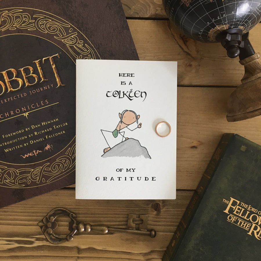 Here’s A Tolkien Of My Gratitude | Card