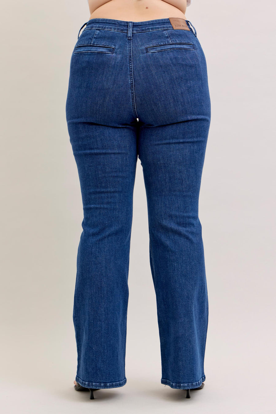 Lucy | High Waist Flare With Patch Pockets (Judy Blue Style 881025)