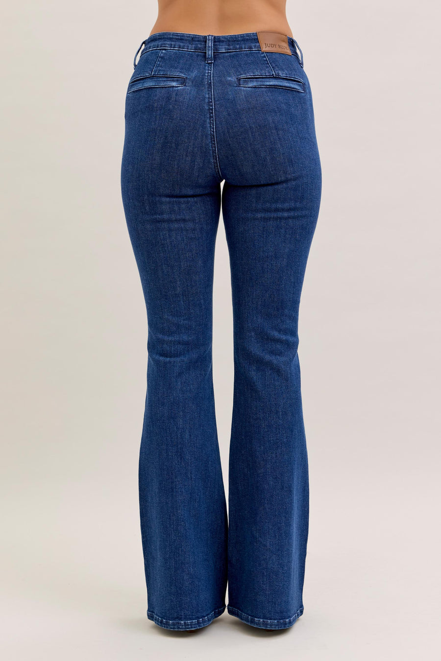 Lucy | High Waist Flare With Patch Pockets (Judy Blue Style 881025)