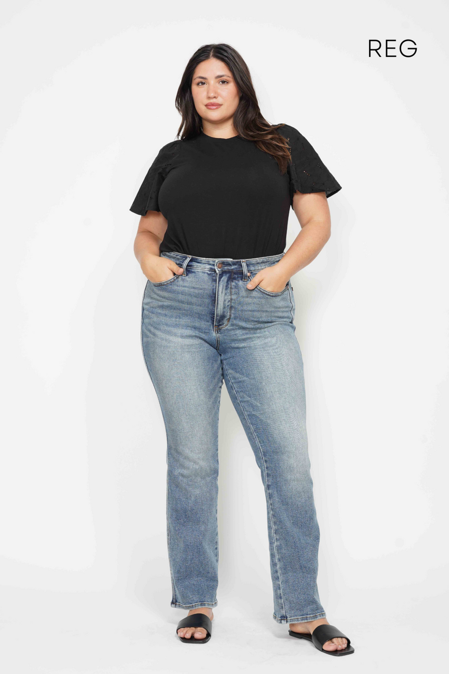 Shania | High Waist Tummy Control Bootcut Jeans | Judy Blue Style 88783 | Short, Regular and Long