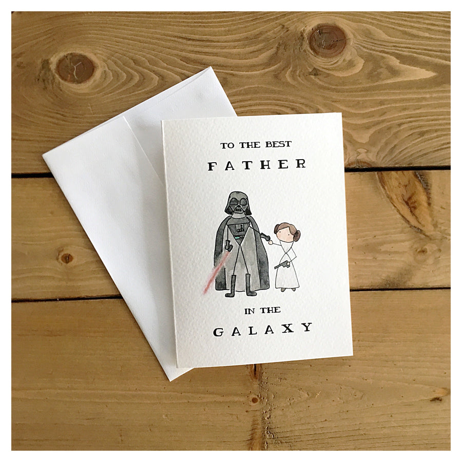 To The Best Father In The Galaxy (Leia) | Card