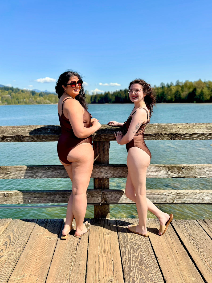 Coastal Couture | One Piece Swimsuit | Chocolate