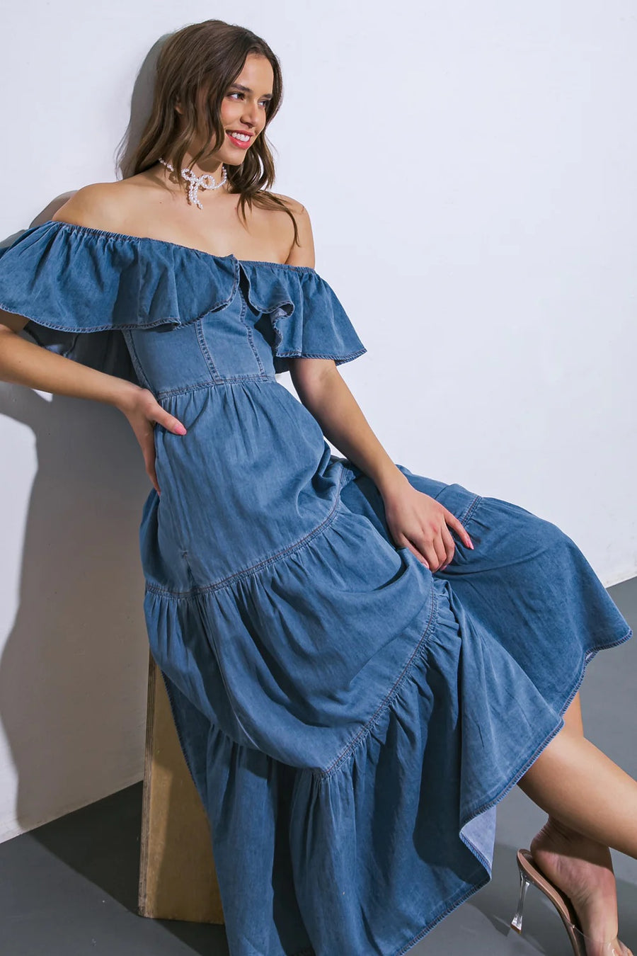 Listen Carefully | Denim Dress