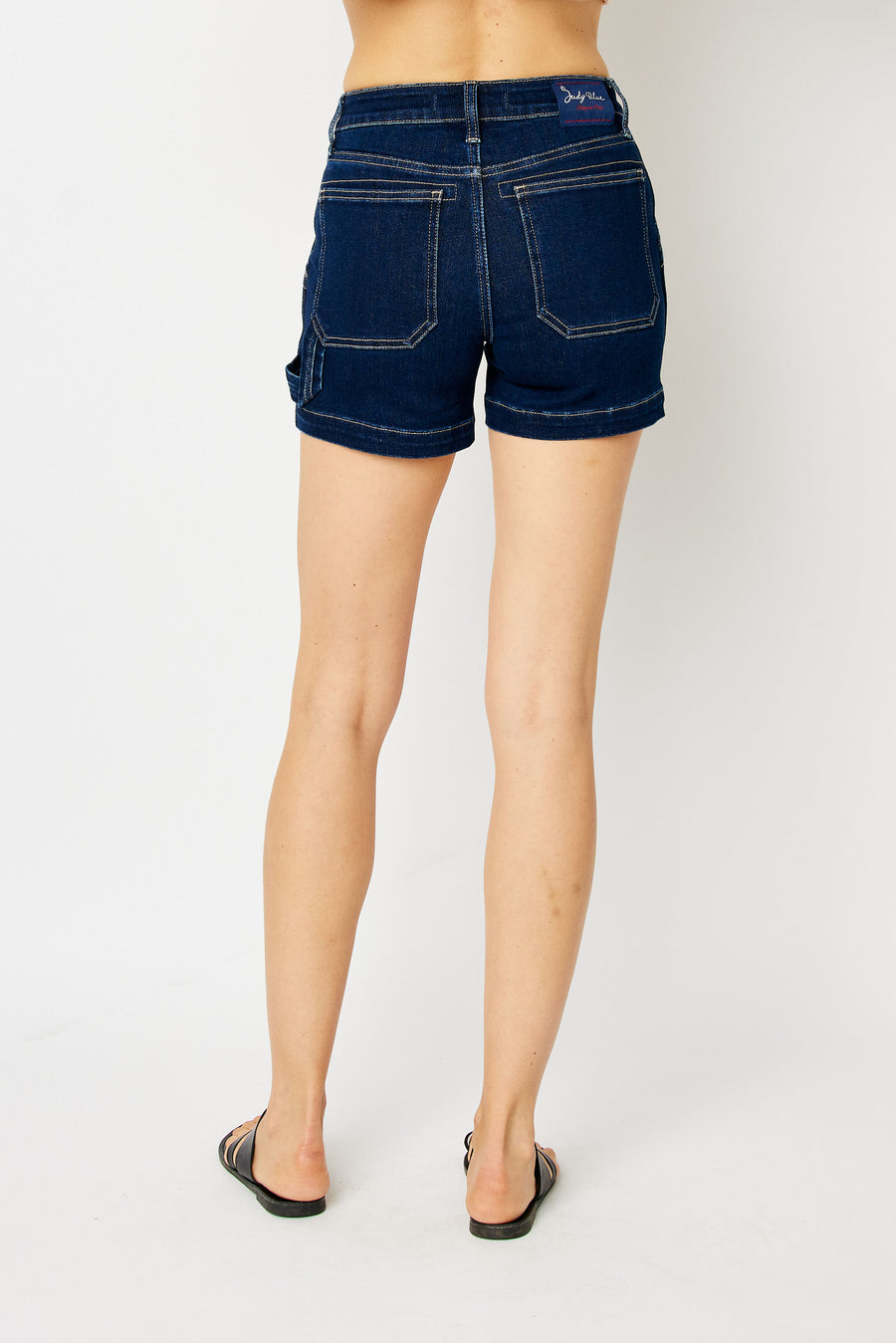 Sabrina | Midrise Classic Carpenter Shorts (Judy Blue Style 150243)