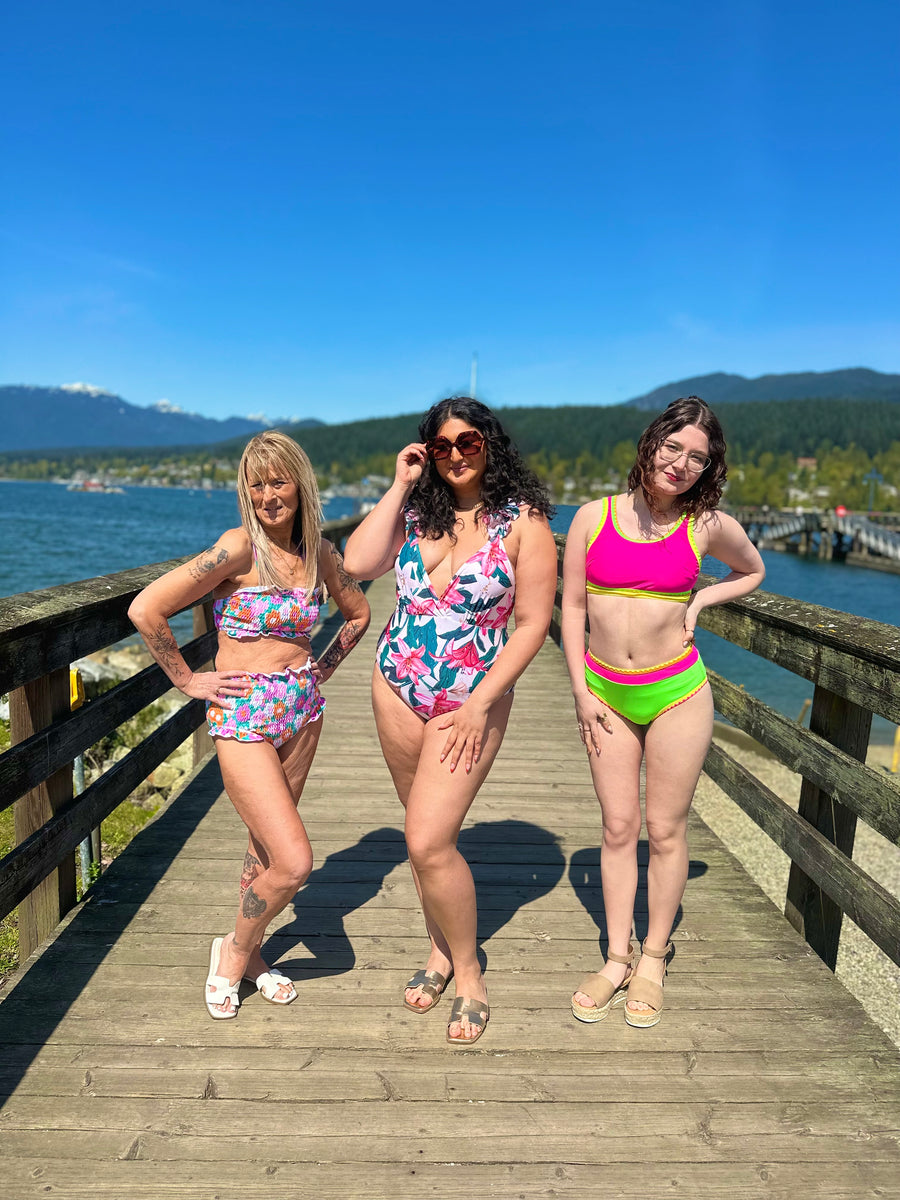 Amalfi Blooms | 2 Piece Swim Set | Warm Flora