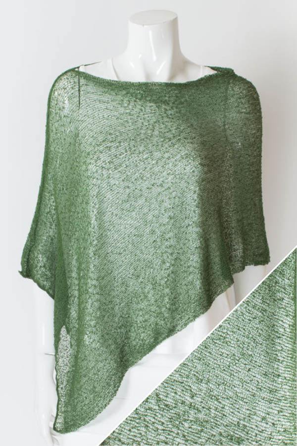 Knit Poncho | Forest