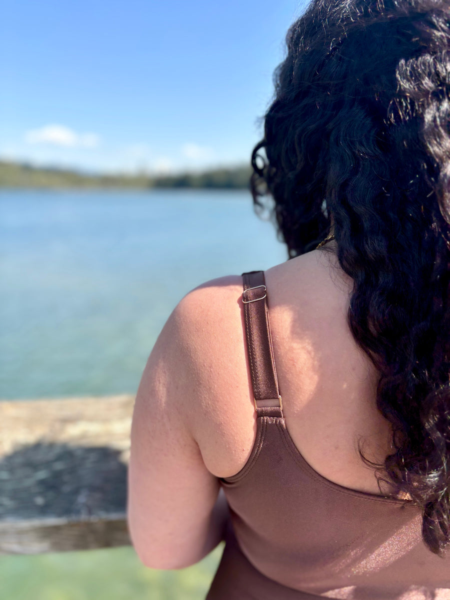 Coastal Couture | One Piece Swimsuit | Chocolate