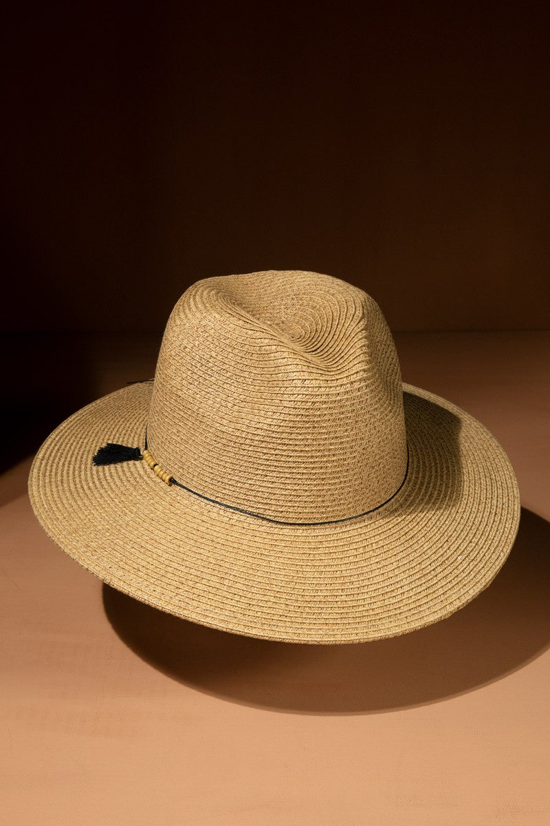 Panama Hat with Tassel | Natural