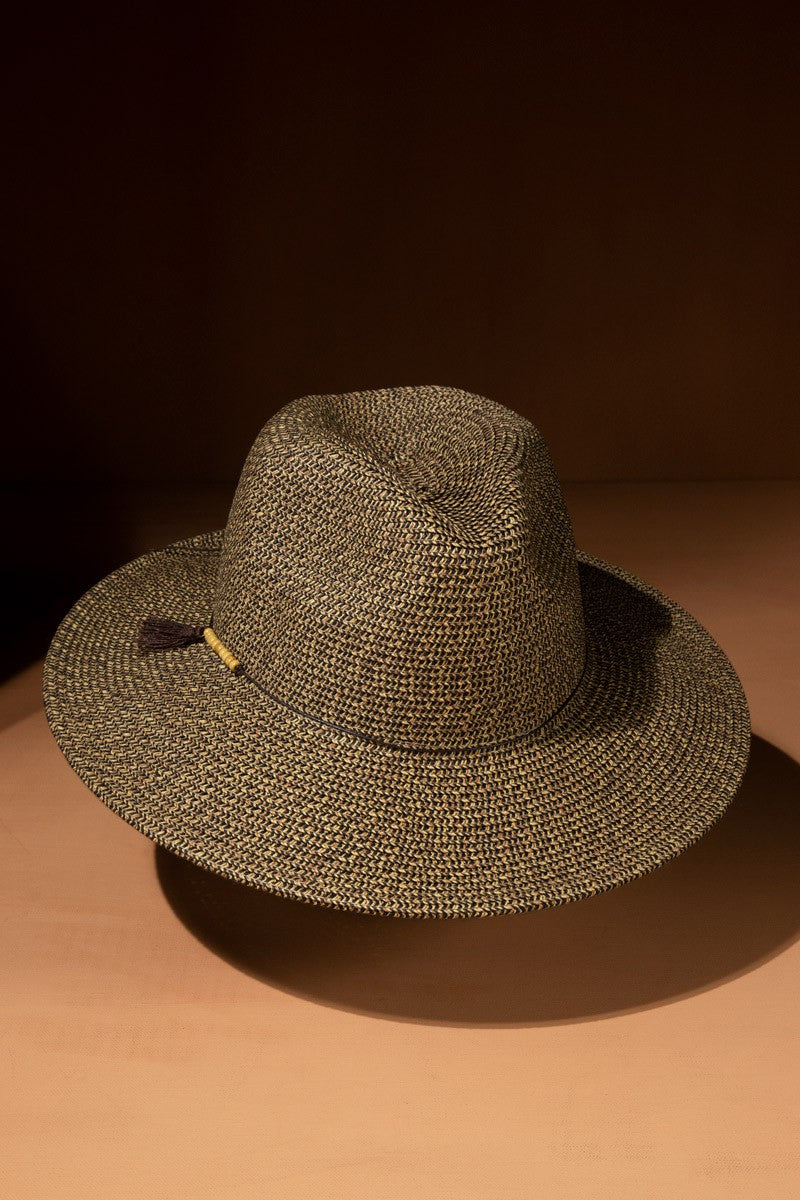 Panama Hat with Tassel | Brown