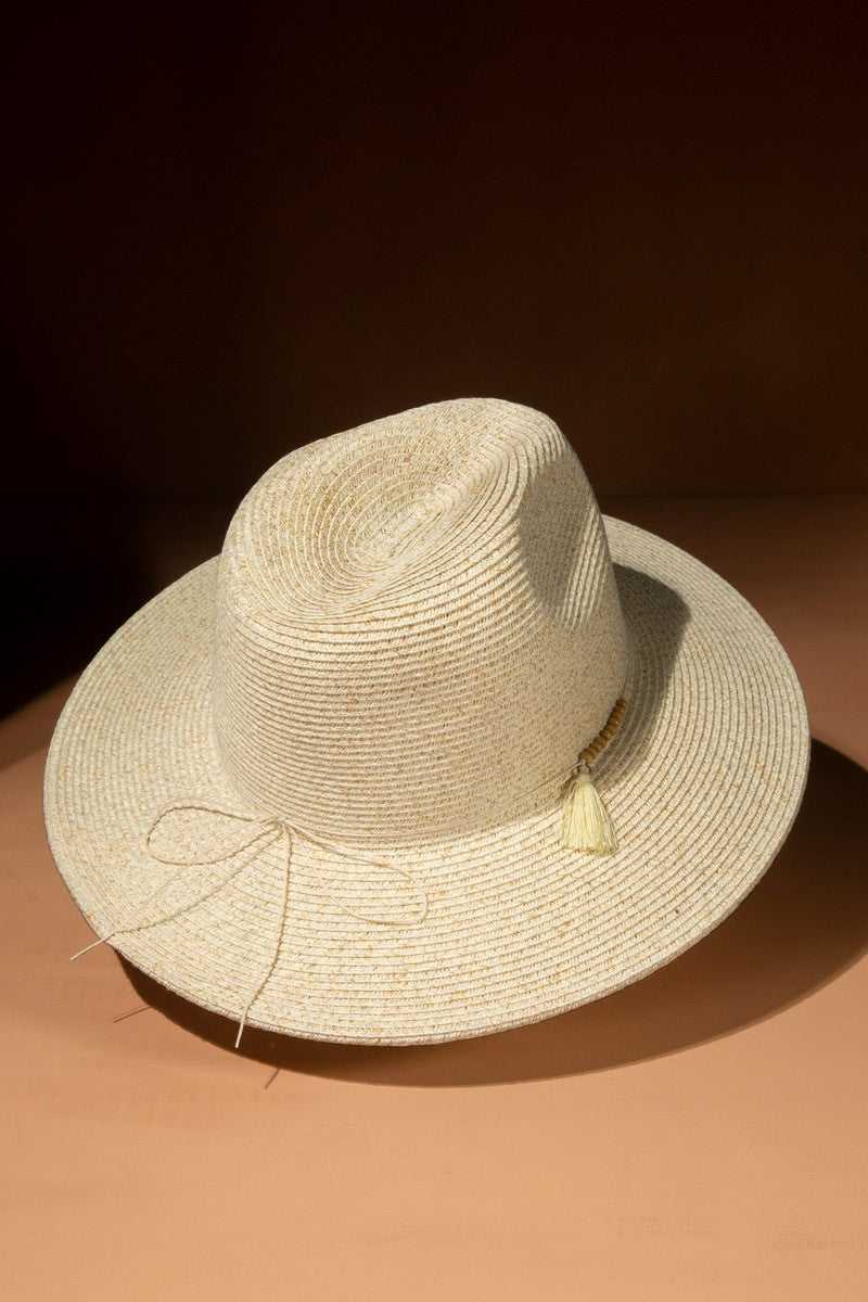 Panama Hat with Tassel | Ivory