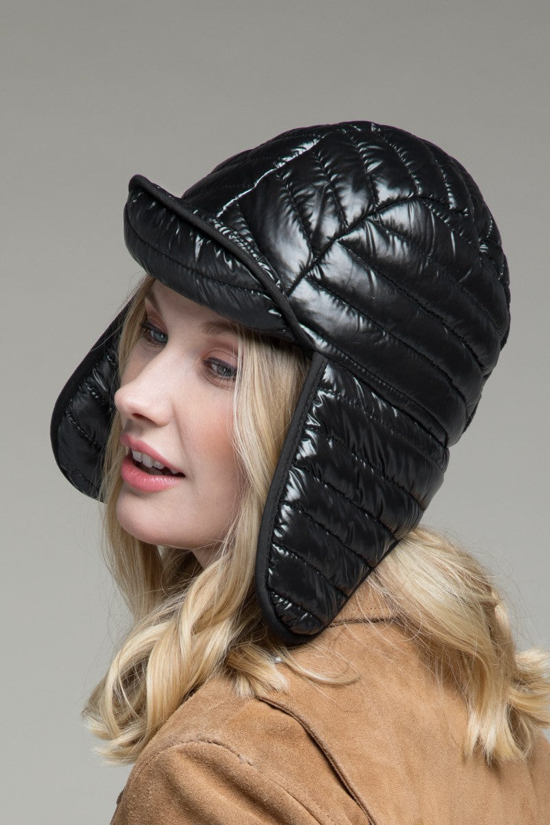 Bubble Aviator Hat | Black  *FINAL SALE*