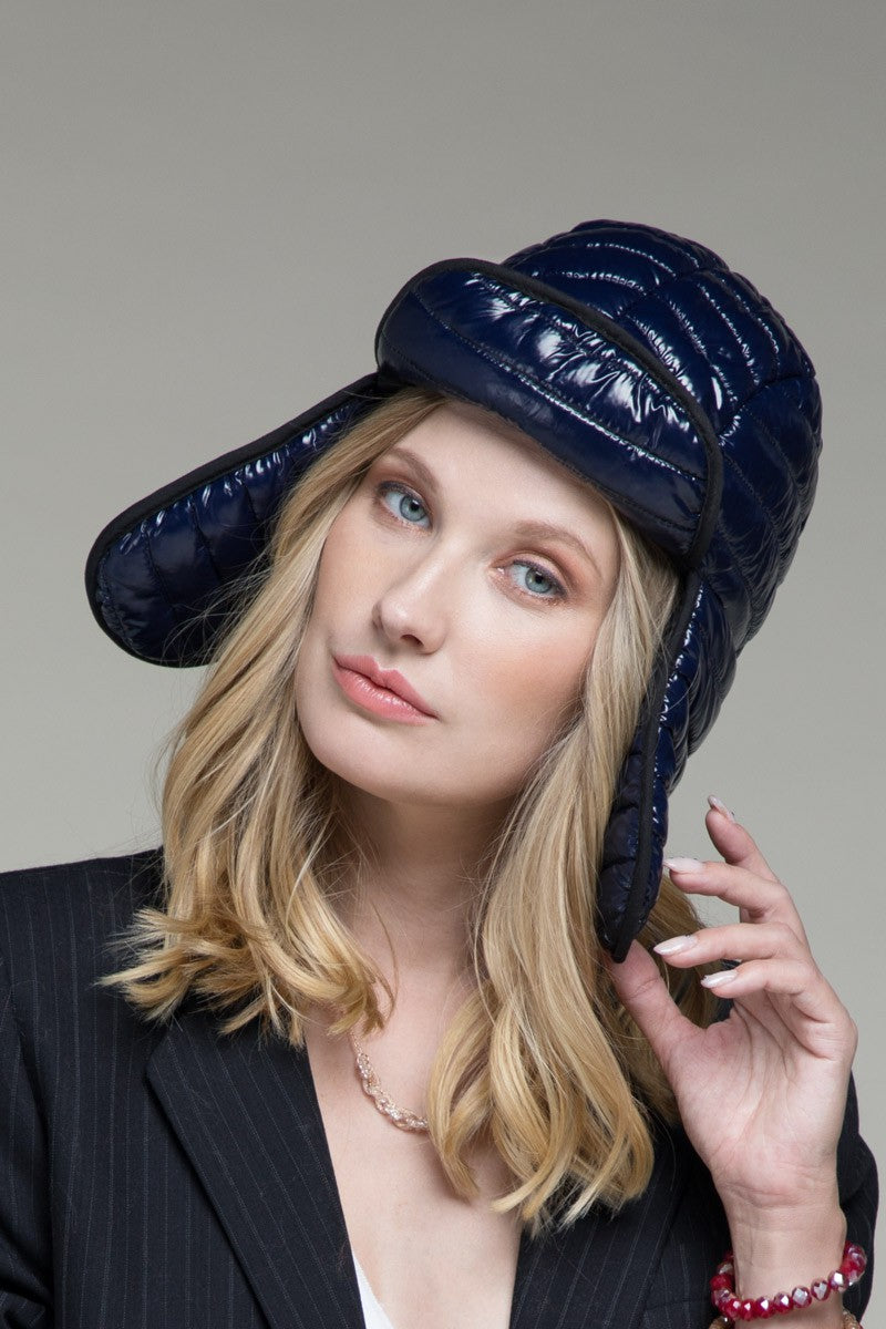 Bubble Aviator Hat | Navy *FINAL SALE*