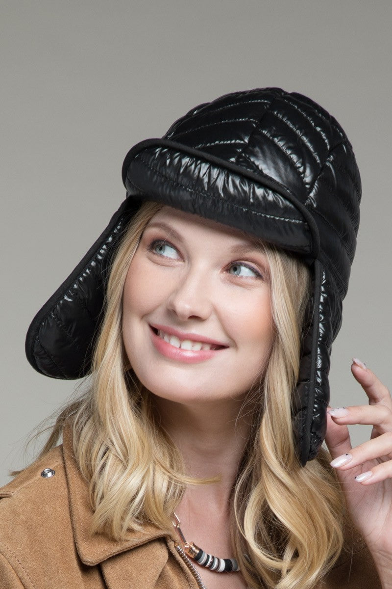 Bubble Aviator Hat | Black  *FINAL SALE*