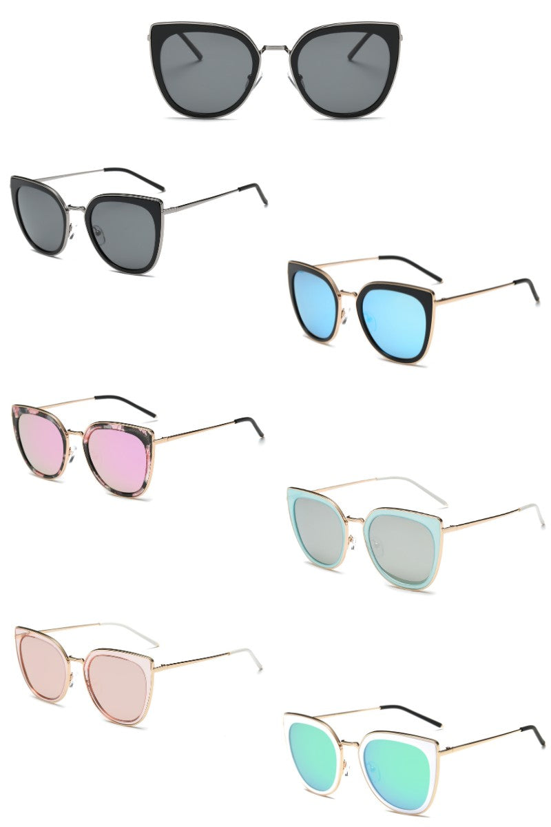 Polarized Cat Eye Fashion Sunglasses