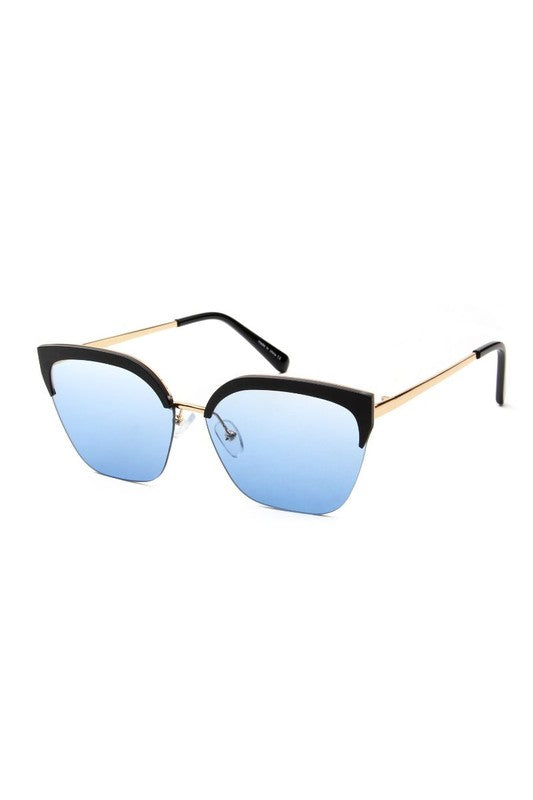 Half Frame Cat Eye Fashion Sunglasses