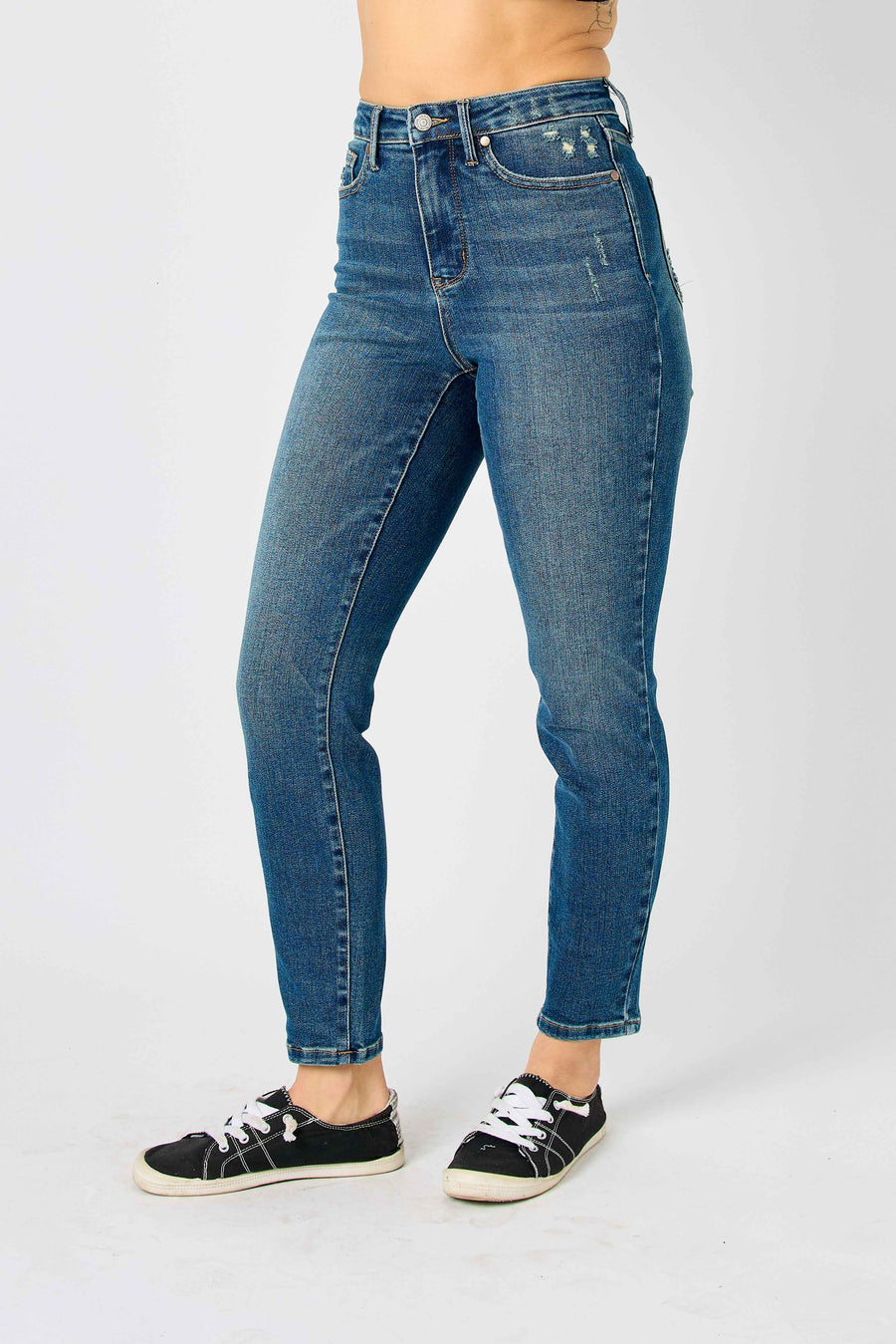 Kayla | High Waist Tummy Control Slim Fit Jeans (Judy Blue Style 88776)