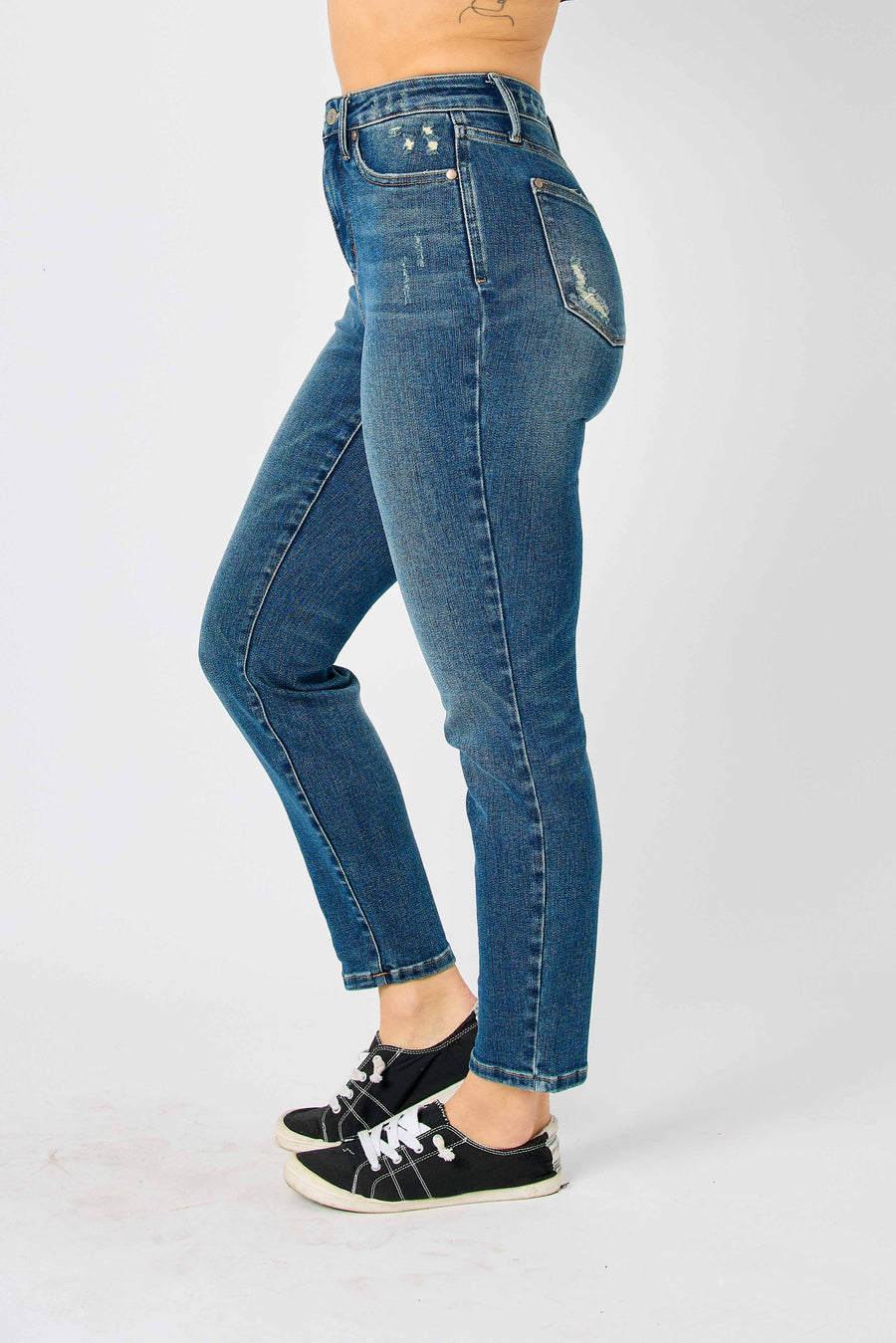 Kayla | High Waist Tummy Control Slim Fit Jeans (Judy Blue Style 88776)