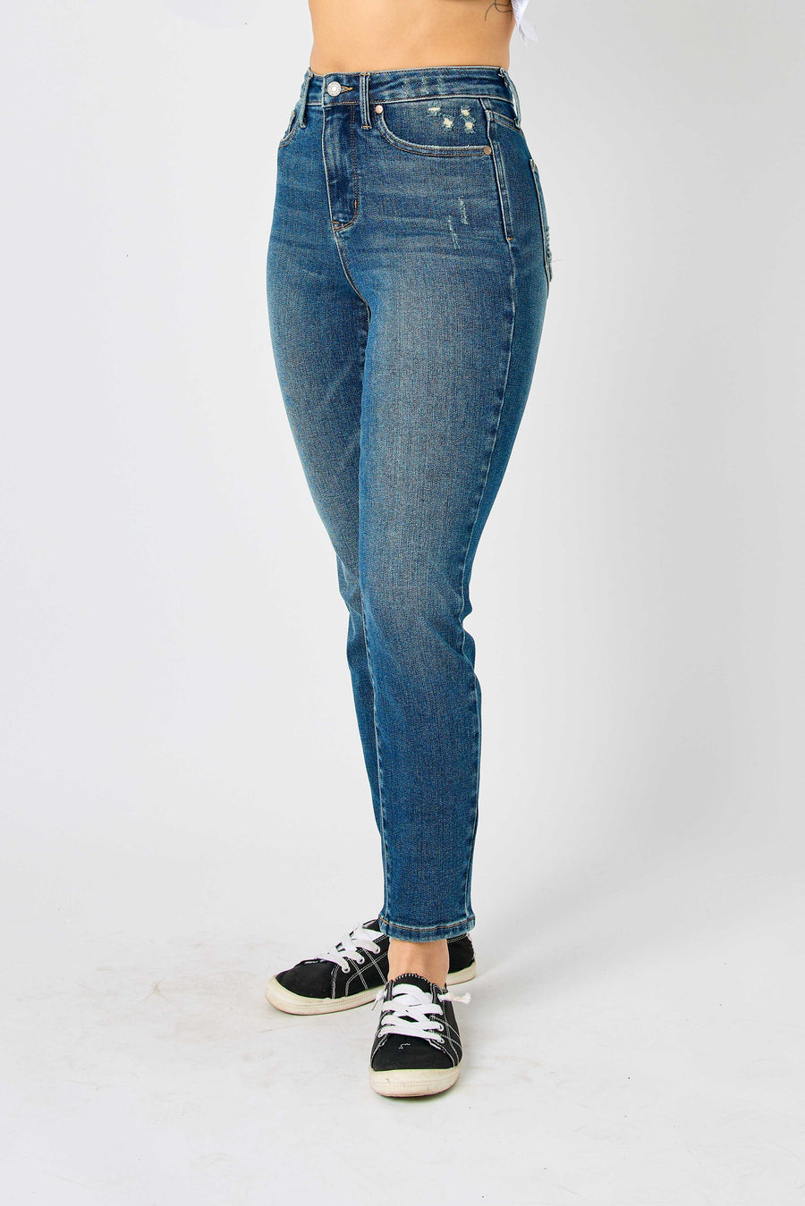 Kayla | High Waist Tummy Control Slim Fit Jeans (Judy Blue Style 88776)