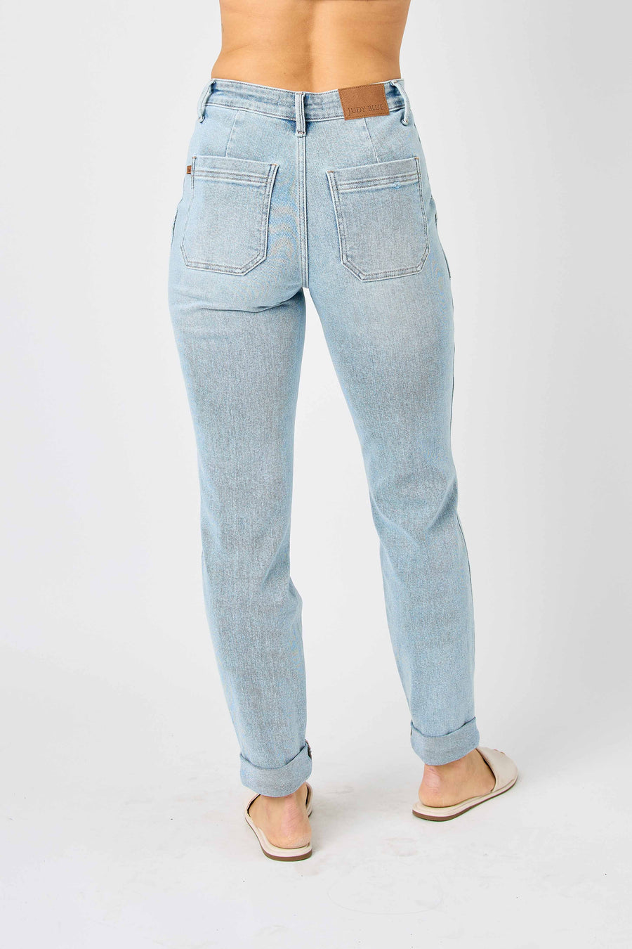 Janet | High Waist Vintage Double Cuff Jogger (Judy Blue Style 88691)