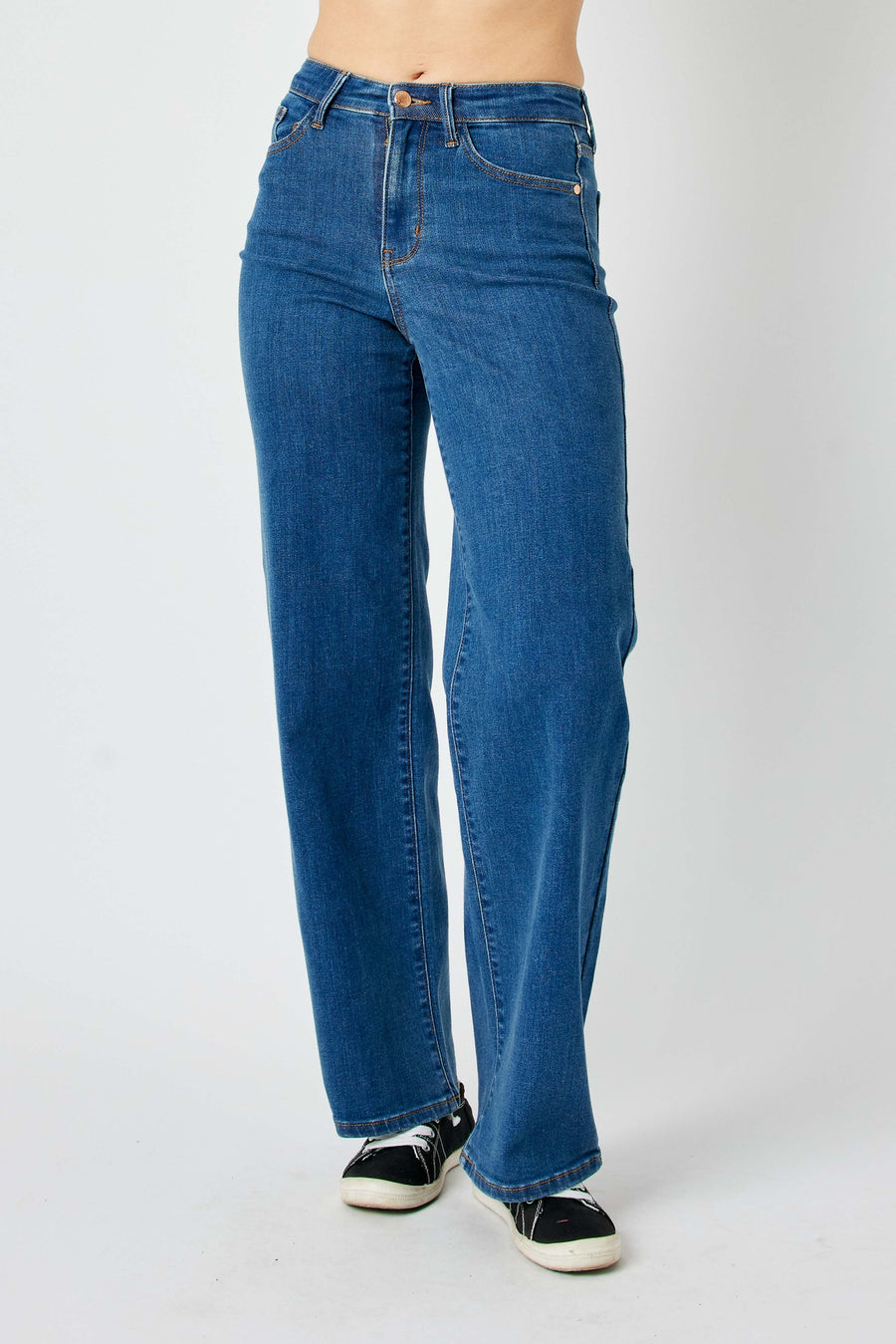 Farrah | High Waist Vintage Wide Jeans (Judy Blue Style 82553)