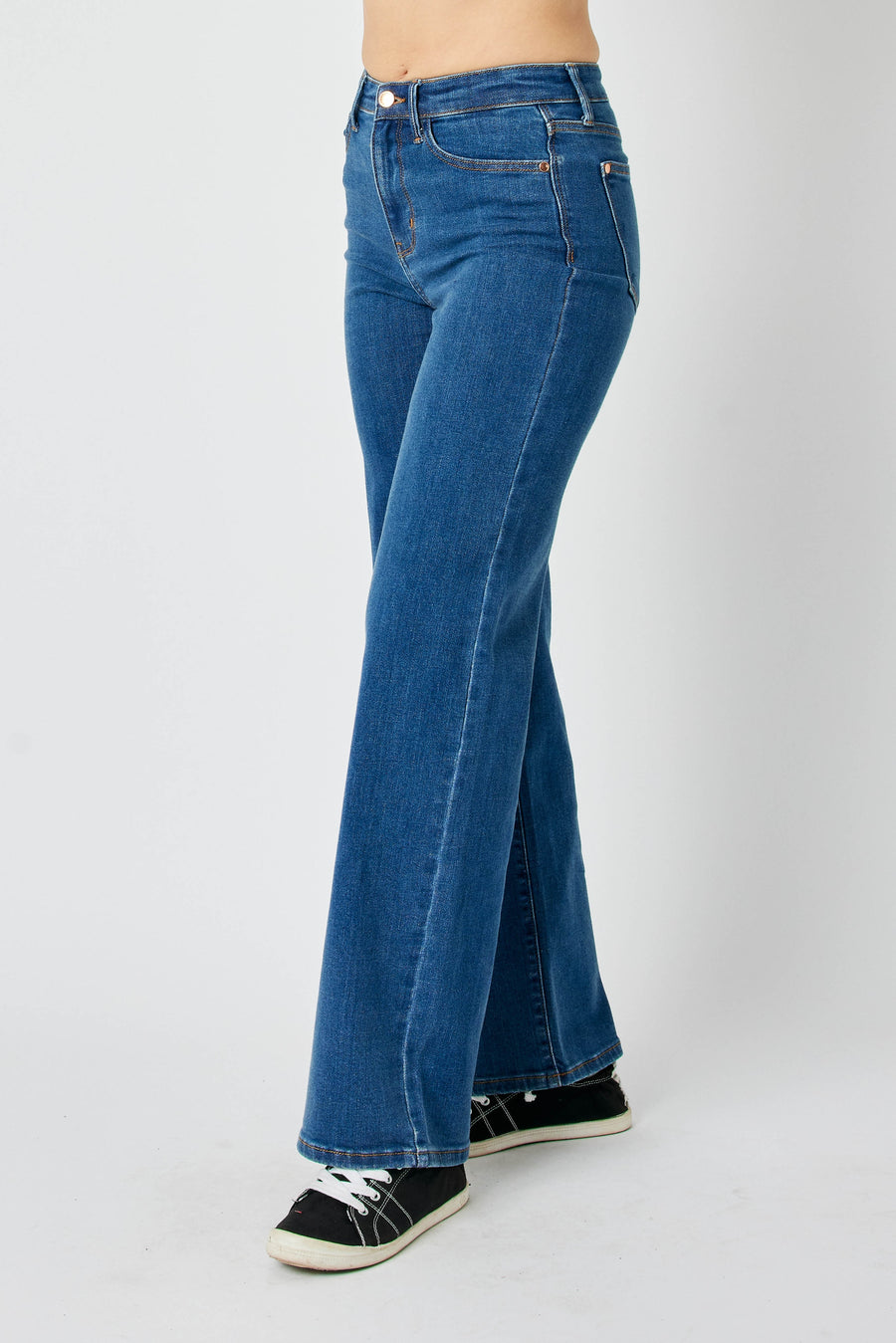 Farrah | High Waist Vintage Wide Jeans (Judy Blue Style 82553)