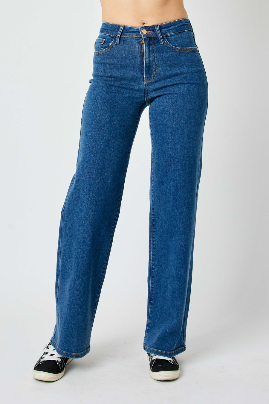 Farrah | High Waist Vintage Wide Jeans (Judy Blue Style 82553)