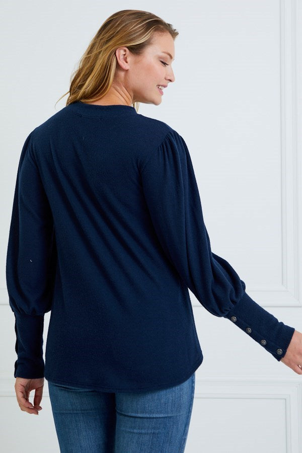 Shelbey | Button Sleeve Top
