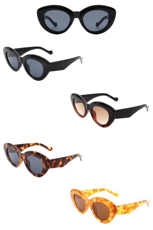 Oval Fashion Round Cat Eye Sunglasses