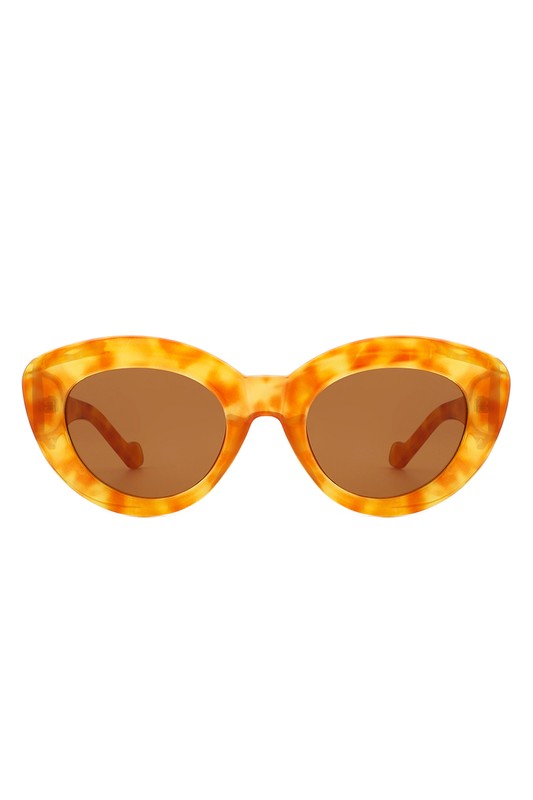 Oval Fashion Round Cat Eye Sunglasses