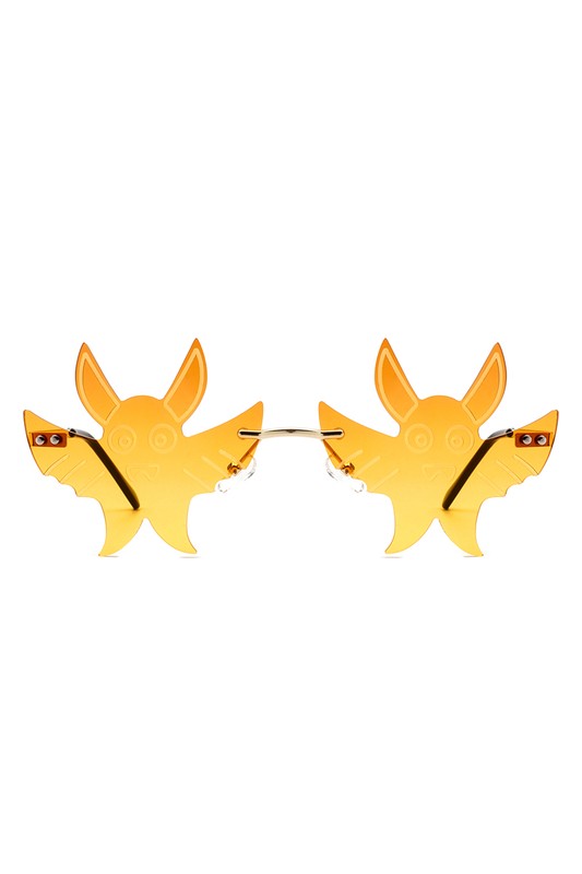 Frameless Party Gremlin Shape Novelty Sunglasses