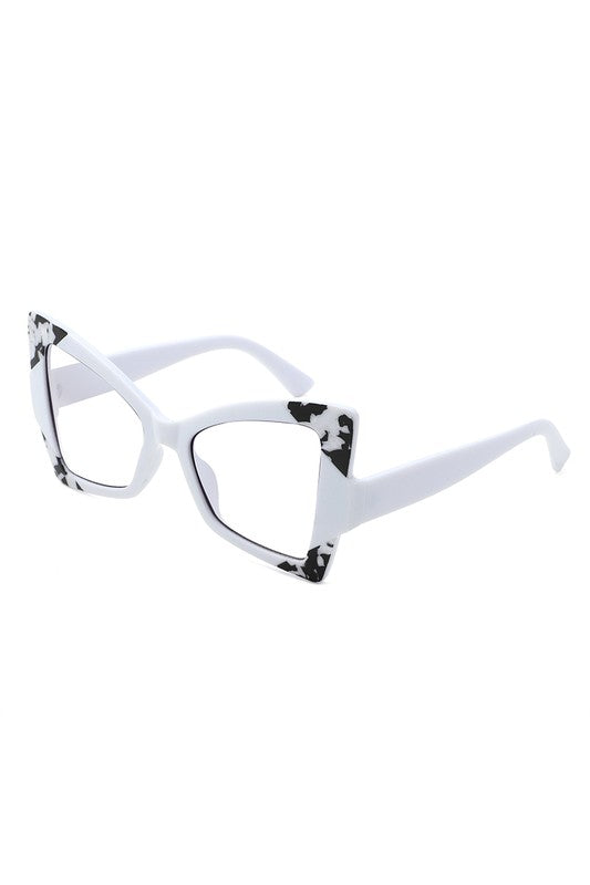 Oversize High Pointed Triangle Cat Eye Sunglasses