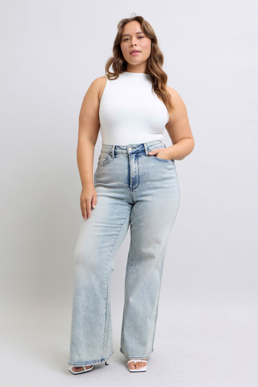 Missy | High Waist Tummy Control Retro Wide (Judy Blue Style 88867)