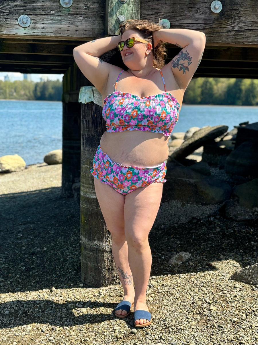 Amalfi Blooms | 2 Piece Swim Set | Warm Flora