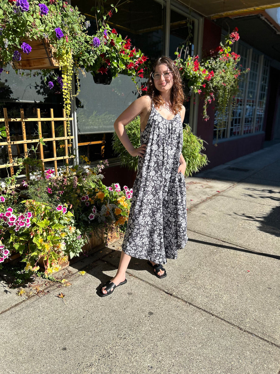 As You Wish Baggy Jumpsuit | Lace Print