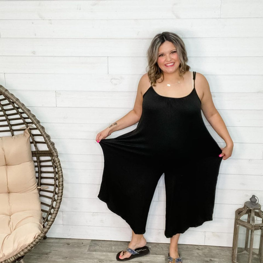 As You Wish Baggy Jumpsuit | Black