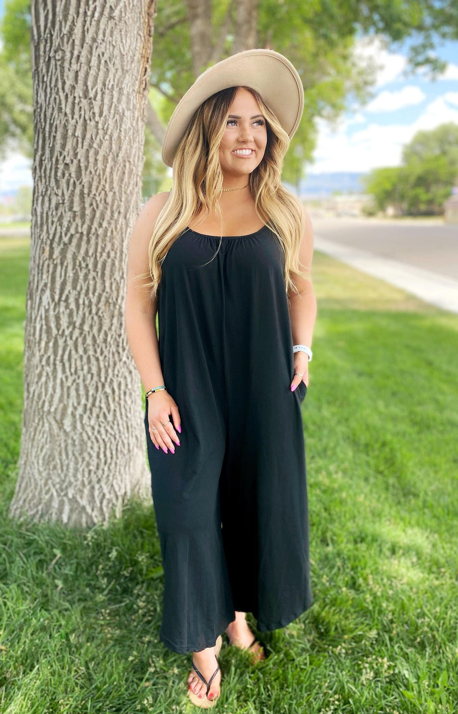 As You Wish Baggy Jumpsuit | Black