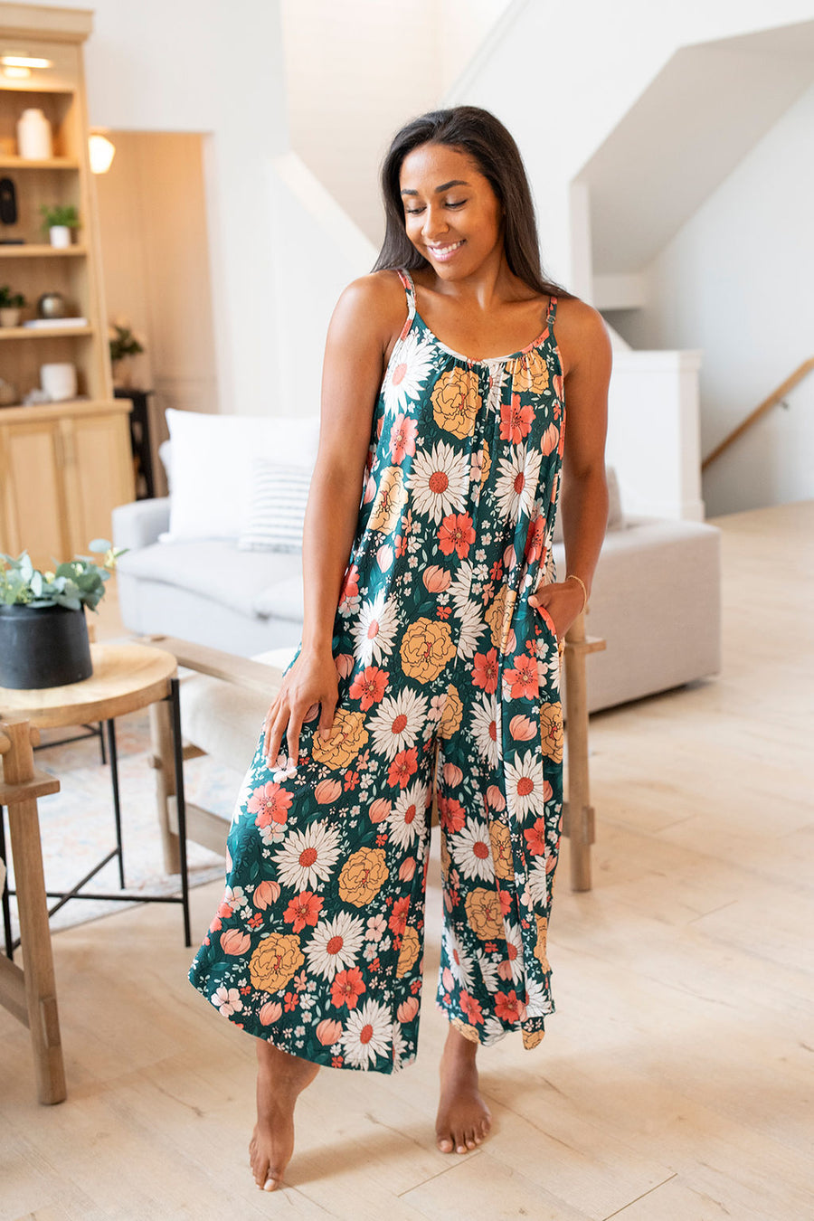 As You Wish Baggy Jumpsuit | Harvest Floral