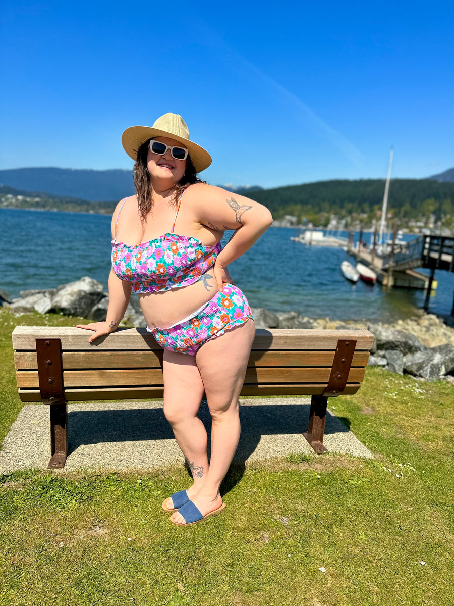 Amalfi Blooms | 2 Piece Swim Set | Warm Flora