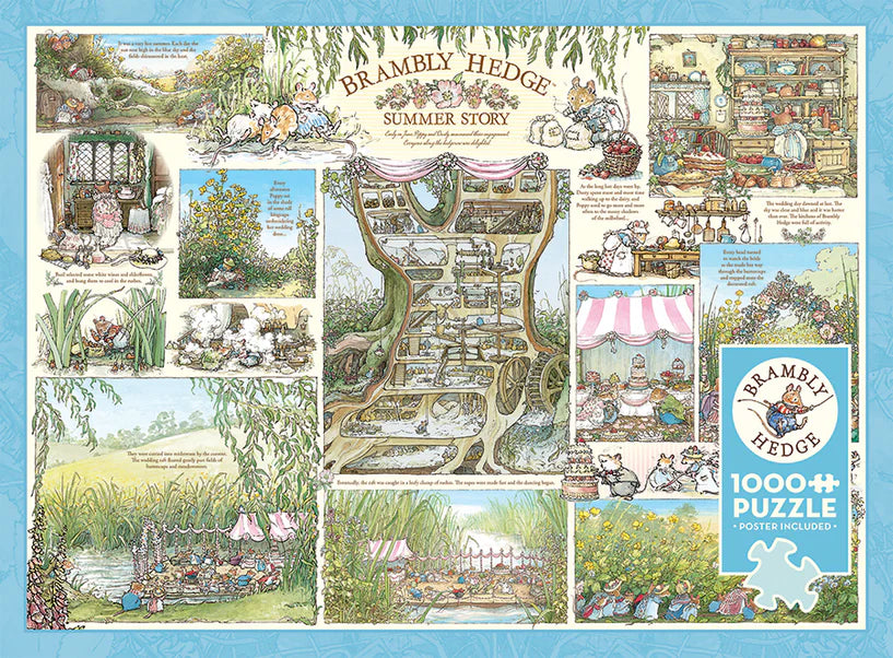 Brambly Hedge Summer Story | 1000 Piece Puzzle (Cobble Hill)