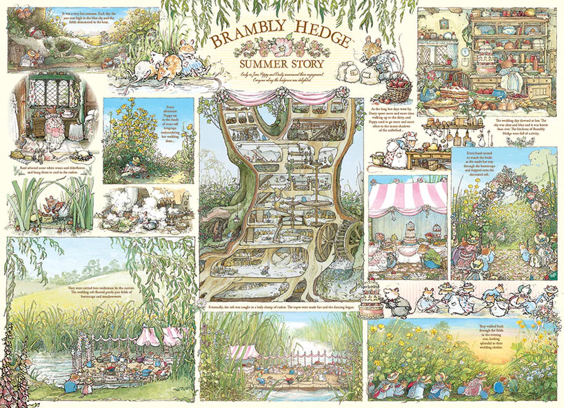 Brambly Hedge Summer Story | 1000 Piece Puzzle (Cobble Hill)