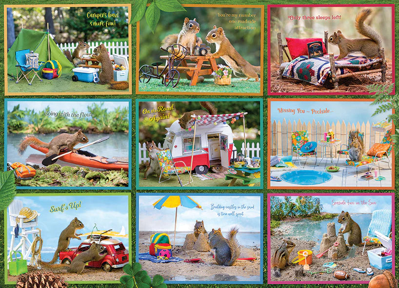 Squirrels On Vacation | 1000 Piece Puzzle (Cobble Hill)