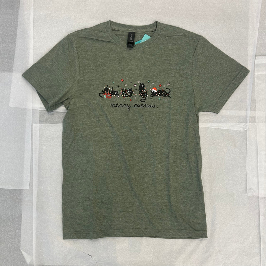 Merry Catmas | Graphic Tee (Youth + Adult Sizes)