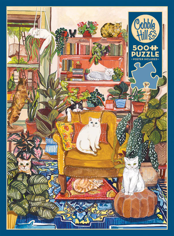 You Can Sit On The Floor | 500 Piece Cat Puzzle (Cobble Hill)