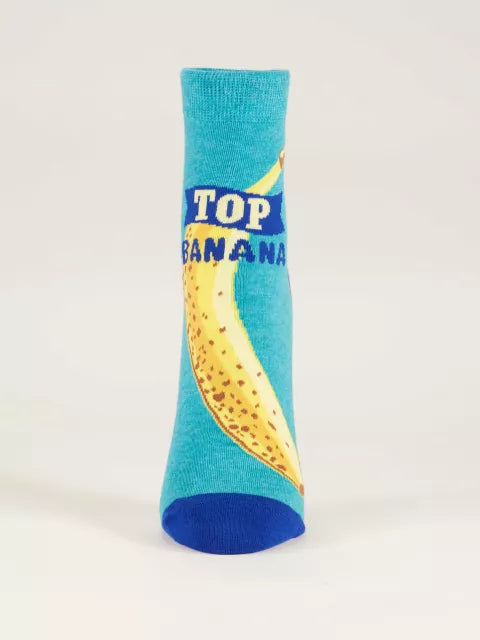 Top Banana | Women's Ankle Socks | Blue Q