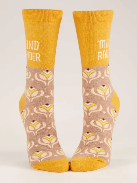 Mind Reader | Women's Crew Socks | Blue Q