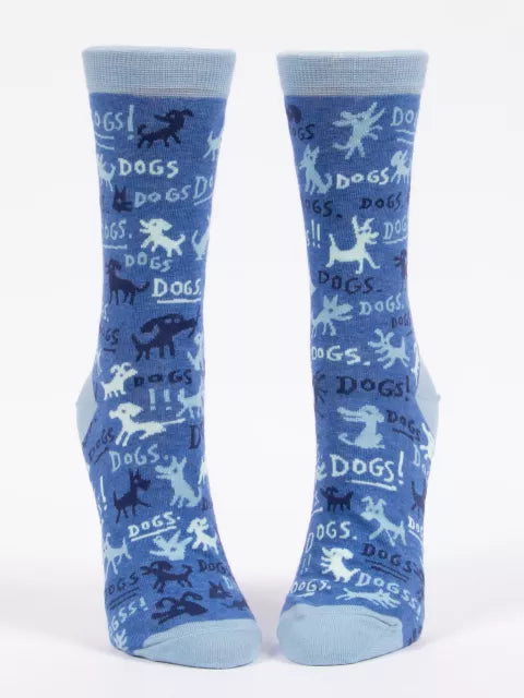 Dogs! | Women's Crew Socks | Blue Q