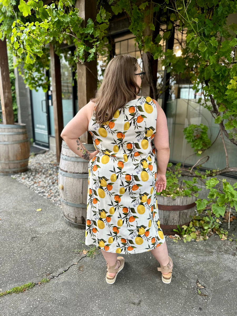 Velma Bamboo Linen Dress | Lemonade